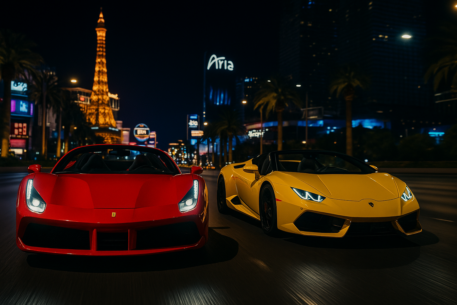 Ferrari 488 vs Lamborghini Huracán: Best Exotic for the Vegas Strip